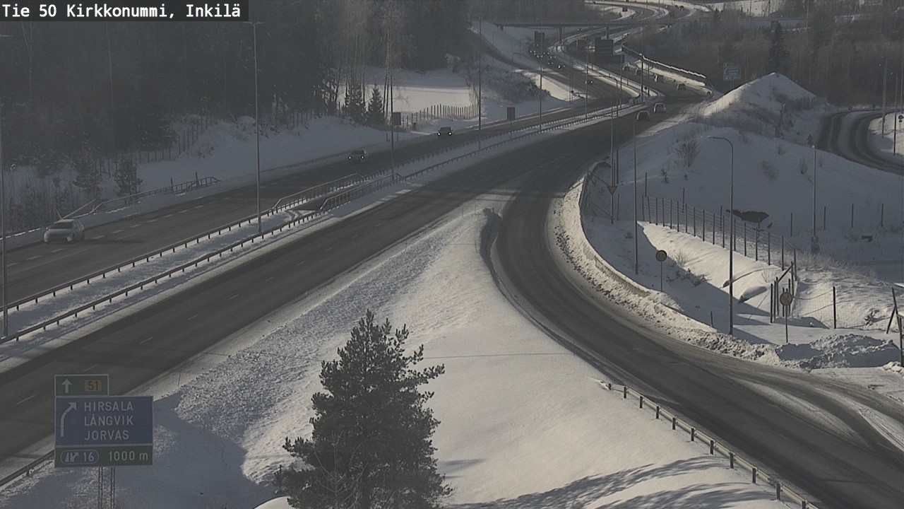 Weather Camera Image Road 50 Kirkkonummi, Inkilä, Kirkkonummi, Uusimaa