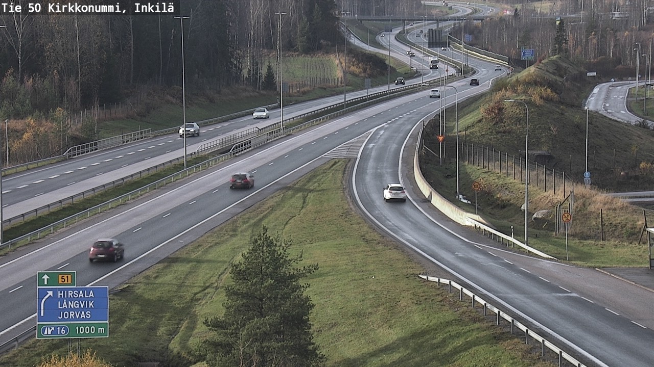 Kelikamerat Kuva Tie 50 Kirkkonummi, Inkilä, Kirkkonummi, Uusimaa