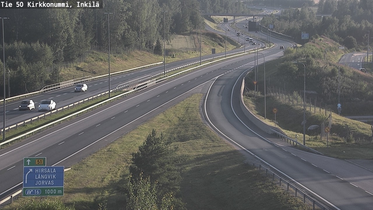 Kelikamerat Kuva Tie 50 Kirkkonummi, Inkilä, Kirkkonummi, Uusimaa