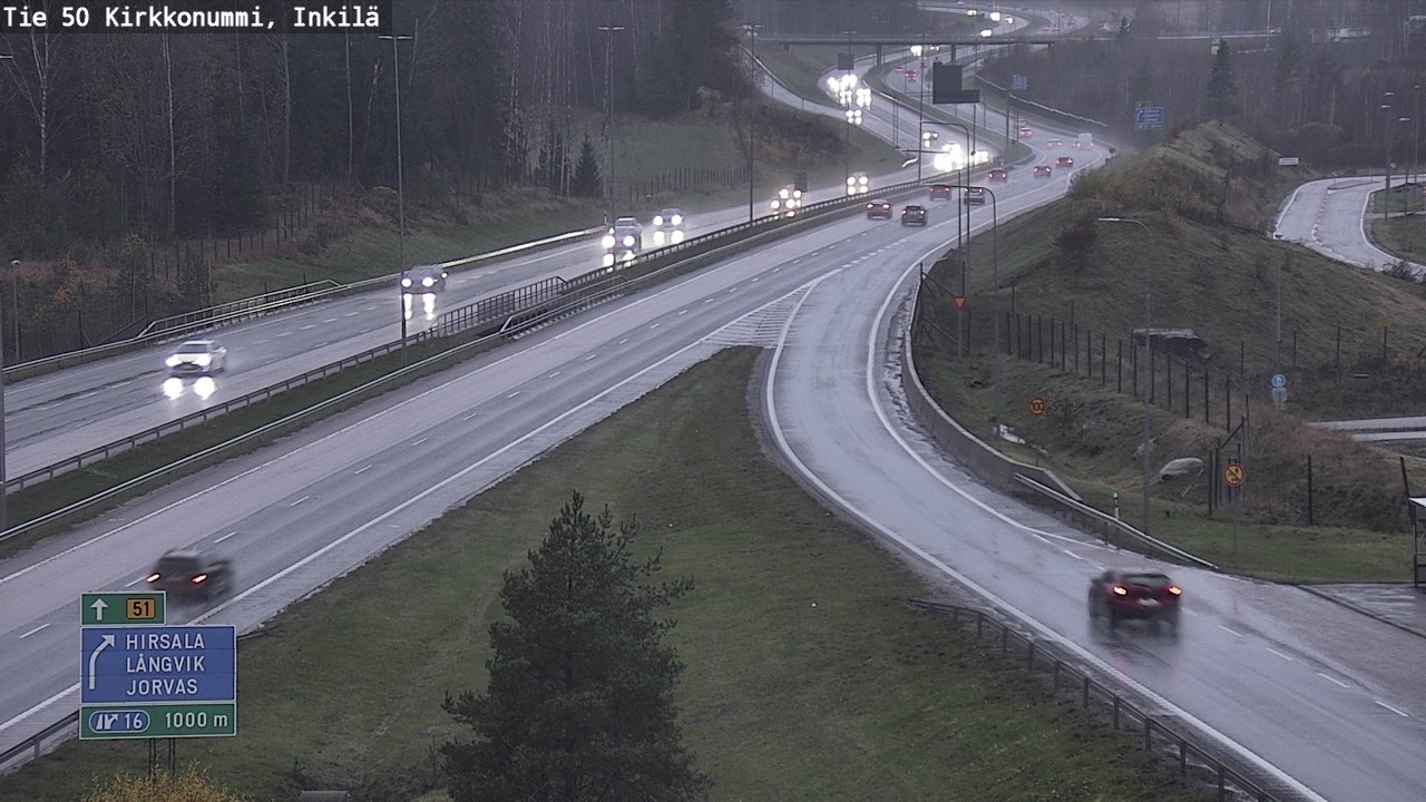 Kelikamerat Kuva Tie 50 Kirkkonummi, Inkilä, Kirkkonummi, Uusimaa