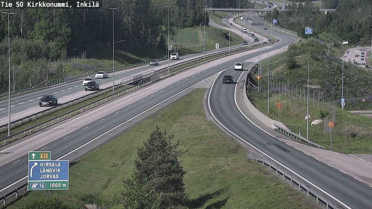 Kelikamerat Kuva Tie 50 Kirkkonummi, Inkilä, Kirkkonummi, Uusimaa