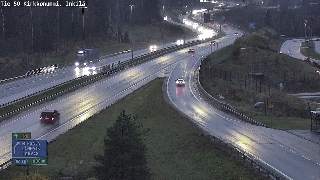 Kelikamerat Kuva Tie 50 Kirkkonummi, Inkilä, Kirkkonummi, Uusimaa