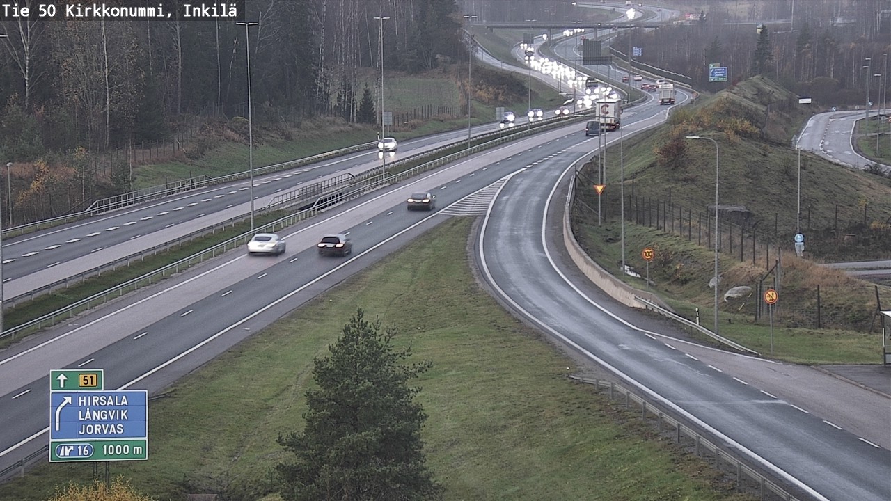 Kelikamerat Kuva Tie 50 Kirkkonummi, Inkilä, Kirkkonummi, Uusimaa