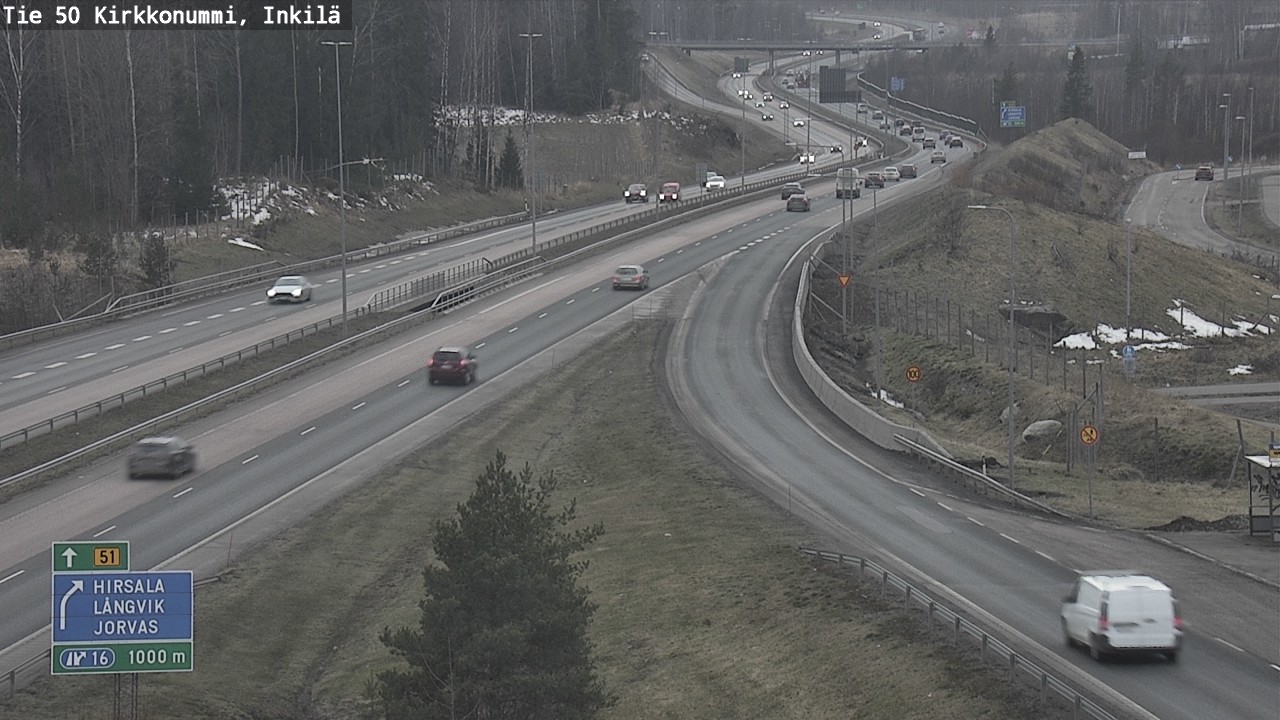 Kelikamerat Kuva Tie 50 Kirkkonummi, Inkilä, Kirkkonummi, Uusimaa