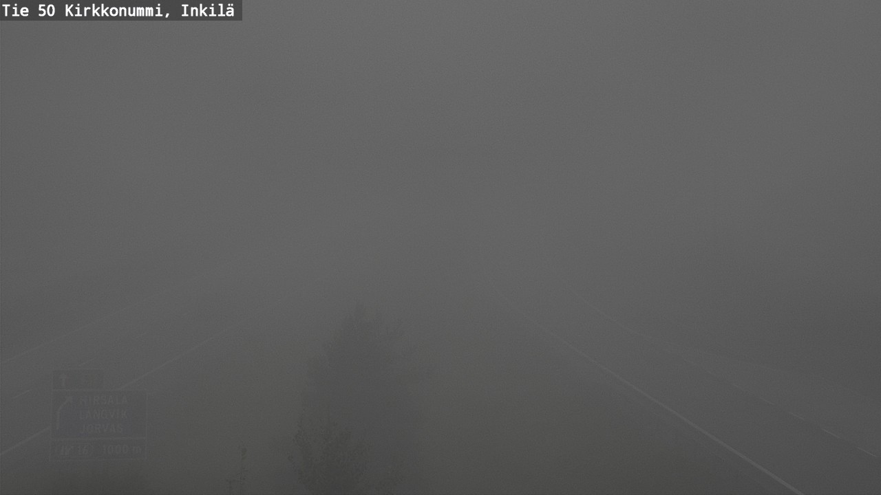 Weather Camera Image Road 50 Kirkkonummi, Inkilä, Kirkkonummi, Uusimaa