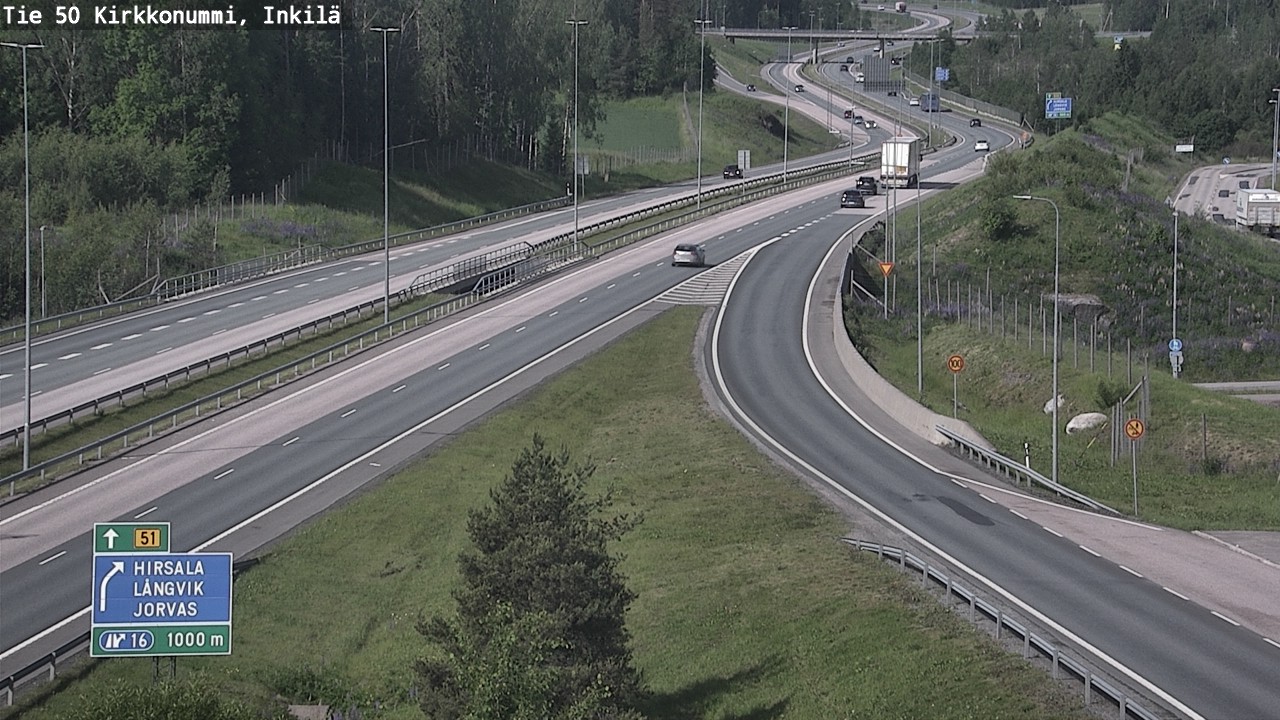 Kelikamerat Kuva Tie 50 Kirkkonummi, Inkilä, Kirkkonummi, Uusimaa