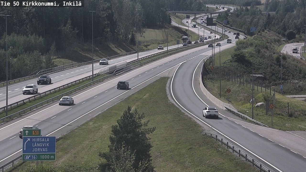 Kelikamerat Kuva Tie 50 Kirkkonummi, Inkilä, Kirkkonummi, Uusimaa