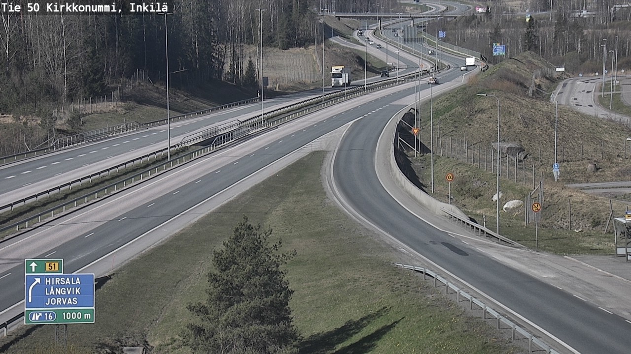 Kelikamerat Kuva Tie 50 Kirkkonummi, Inkilä, Kirkkonummi, Uusimaa