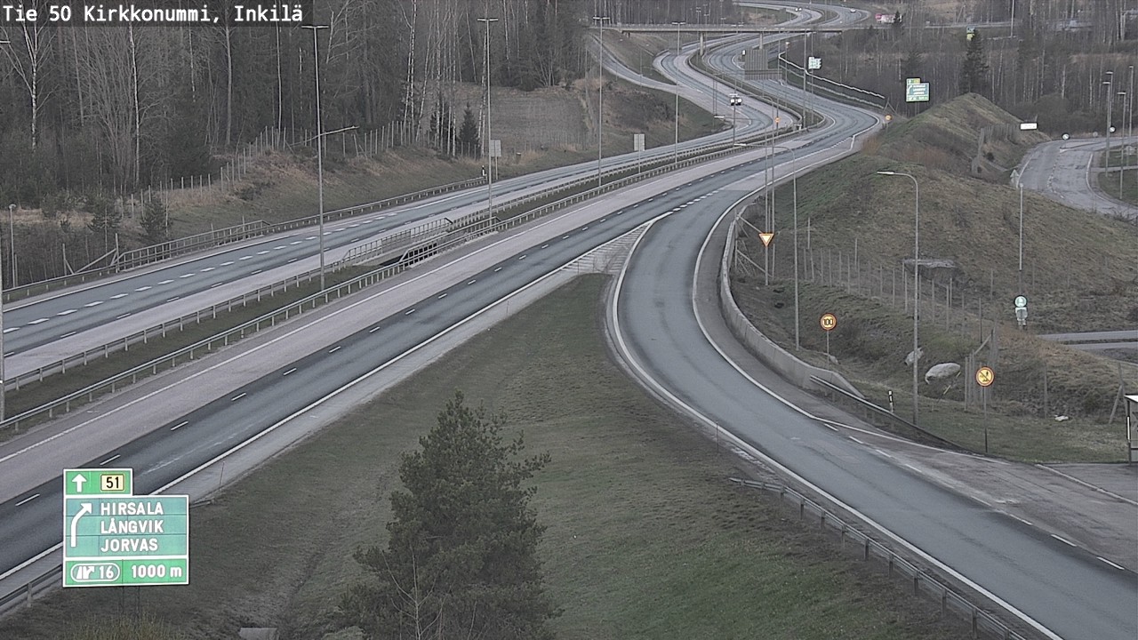 Kelikamerat Kuva Tie 50 Kirkkonummi, Inkilä, Kirkkonummi, Uusimaa