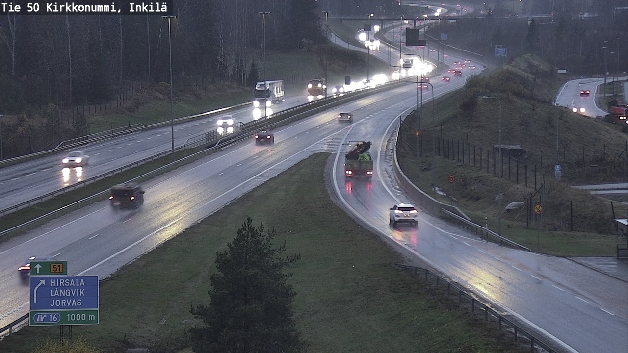 Kelikamerat Kuva Tie 50 Kirkkonummi, Inkilä, Kirkkonummi, Uusimaa