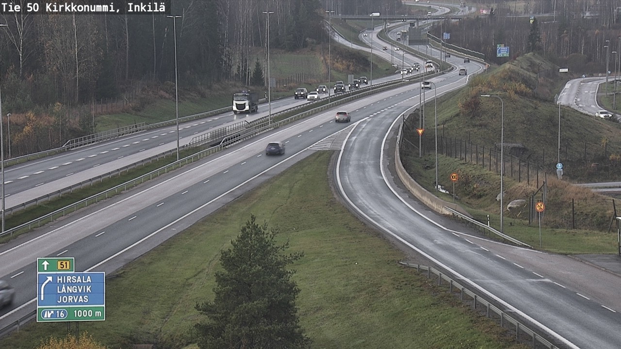 Kelikamerat Kuva Tie 50 Kirkkonummi, Inkilä, Kirkkonummi, Uusimaa