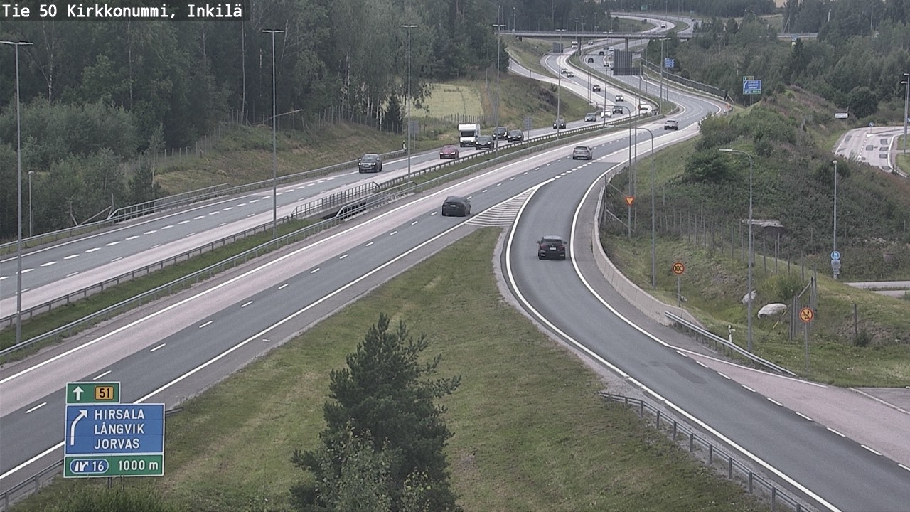 Kelikamerat Kuva Tie 50 Kirkkonummi, Inkilä, Kirkkonummi, Uusimaa