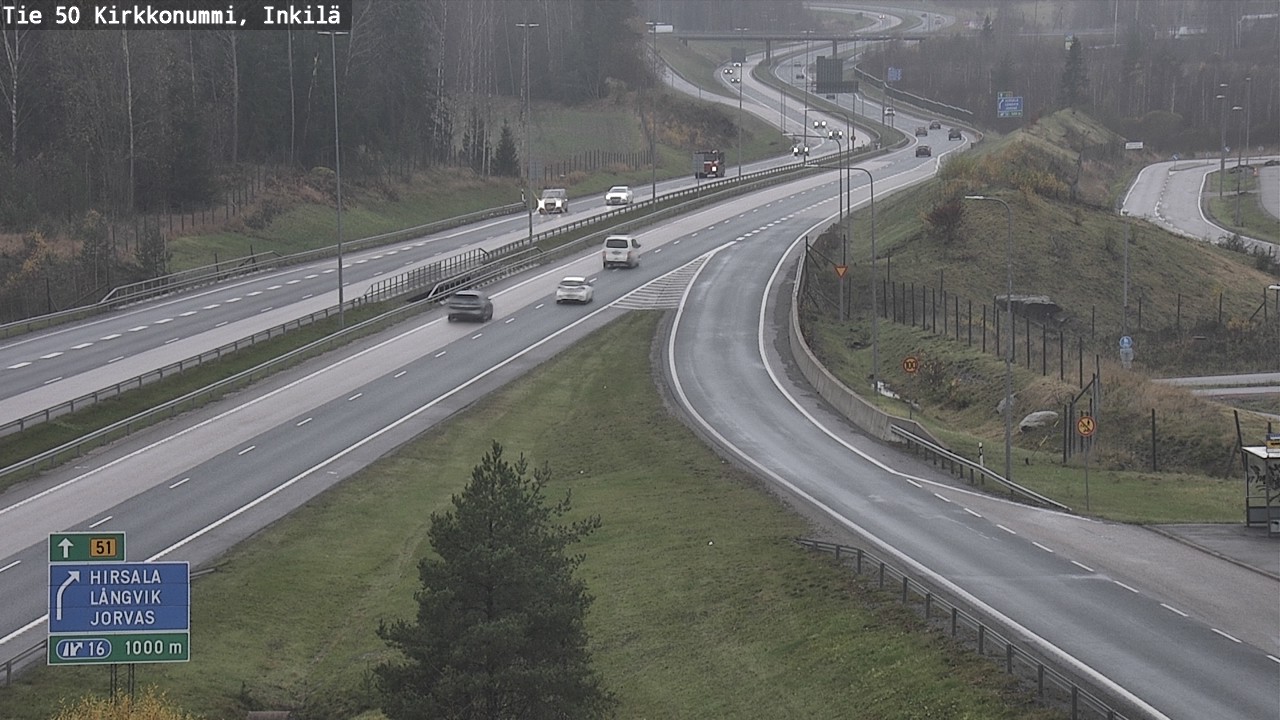 Kelikamerat Kuva Tie 50 Kirkkonummi, Inkilä, Kirkkonummi, Uusimaa