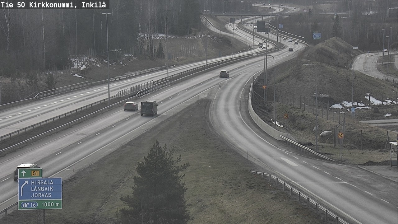 Kelikamerat Kuva Tie 50 Kirkkonummi, Inkilä, Kirkkonummi, Uusimaa