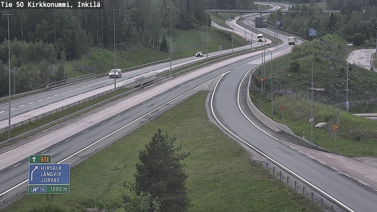 Kelikamerat Kuva Tie 50 Kirkkonummi, Inkilä, Kirkkonummi, Uusimaa