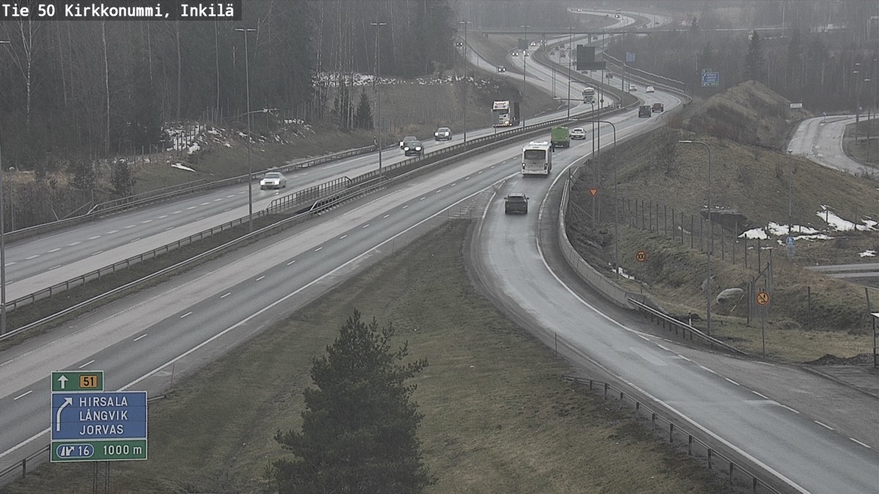 Kelikamerat Kuva Tie 50 Kirkkonummi, Inkilä, Kirkkonummi, Uusimaa