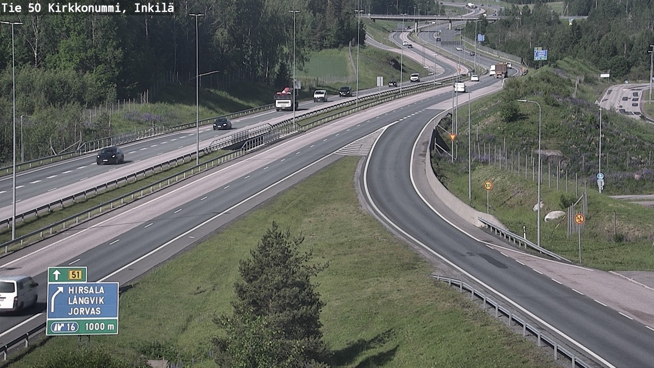 Kelikamerat Kuva Tie 50 Kirkkonummi, Inkilä, Kirkkonummi, Uusimaa