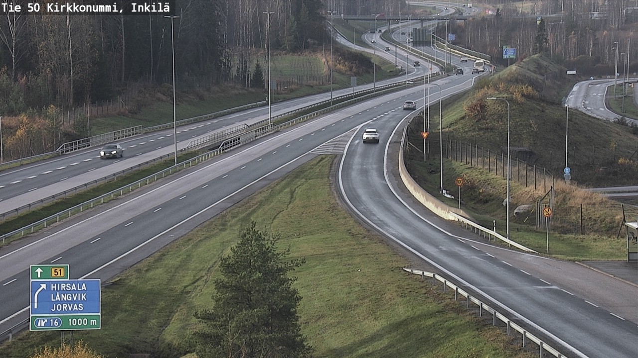 Kelikamerat Kuva Tie 50 Kirkkonummi, Inkilä, Kirkkonummi, Uusimaa