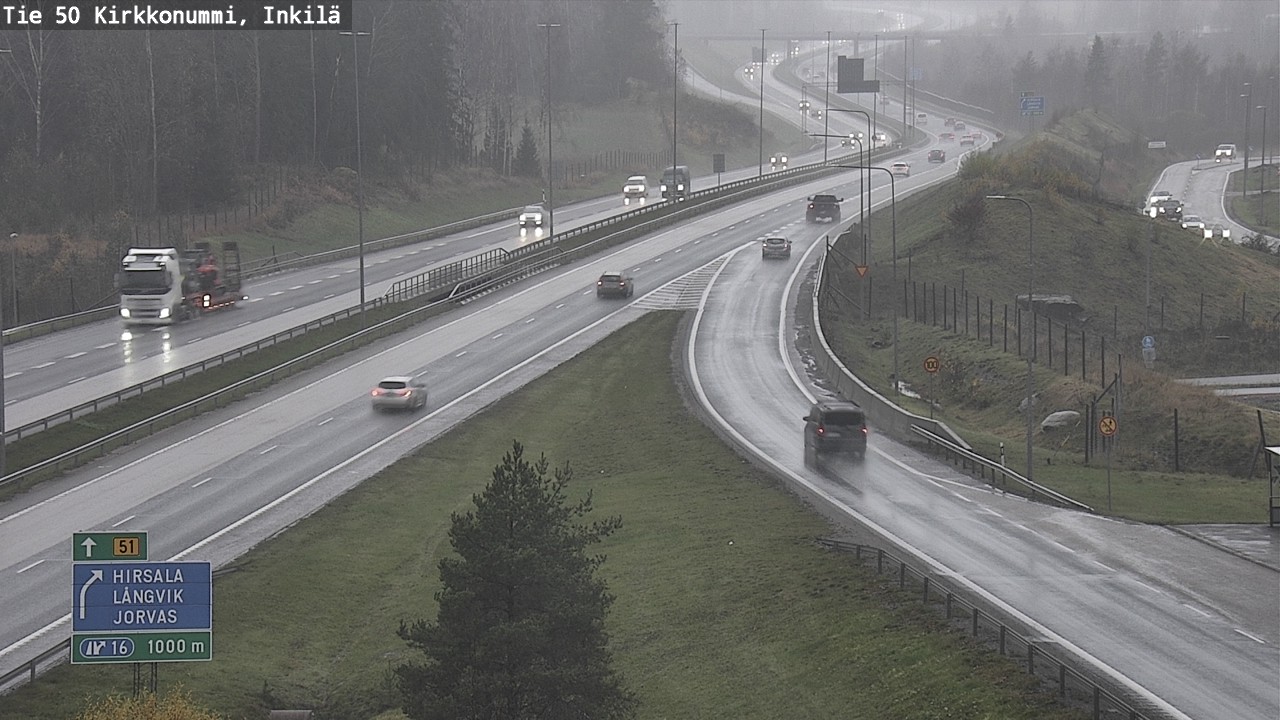 Kelikamerat Kuva Tie 50 Kirkkonummi, Inkilä, Kirkkonummi, Uusimaa