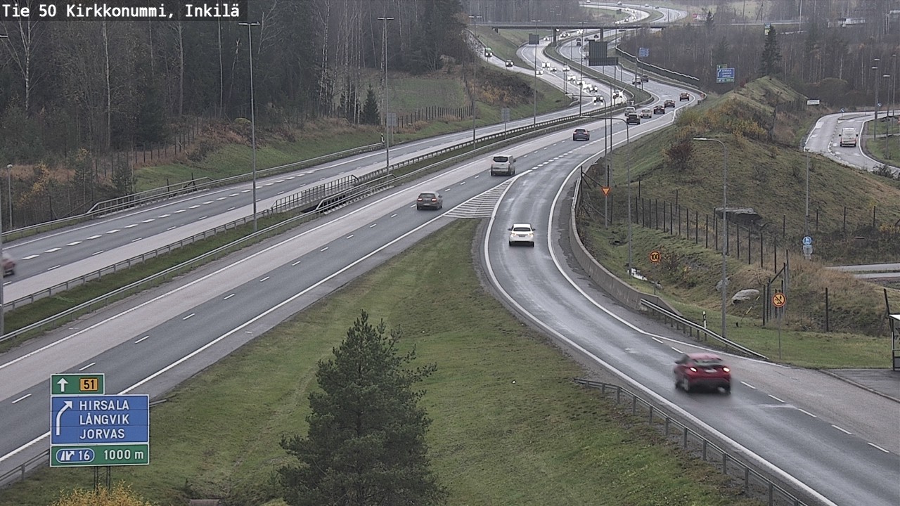 Kelikamerat Kuva Tie 50 Kirkkonummi, Inkilä, Kirkkonummi, Uusimaa