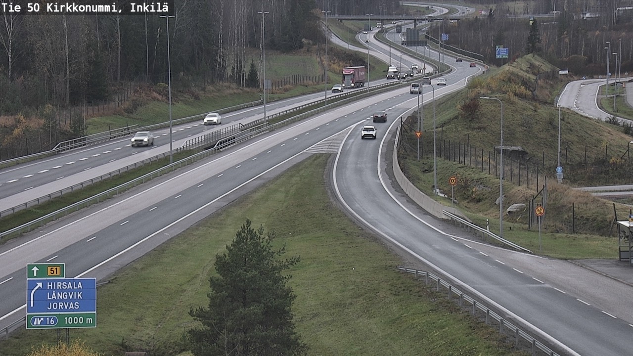 Kelikamerat Kuva Tie 50 Kirkkonummi, Inkilä, Kirkkonummi, Uusimaa