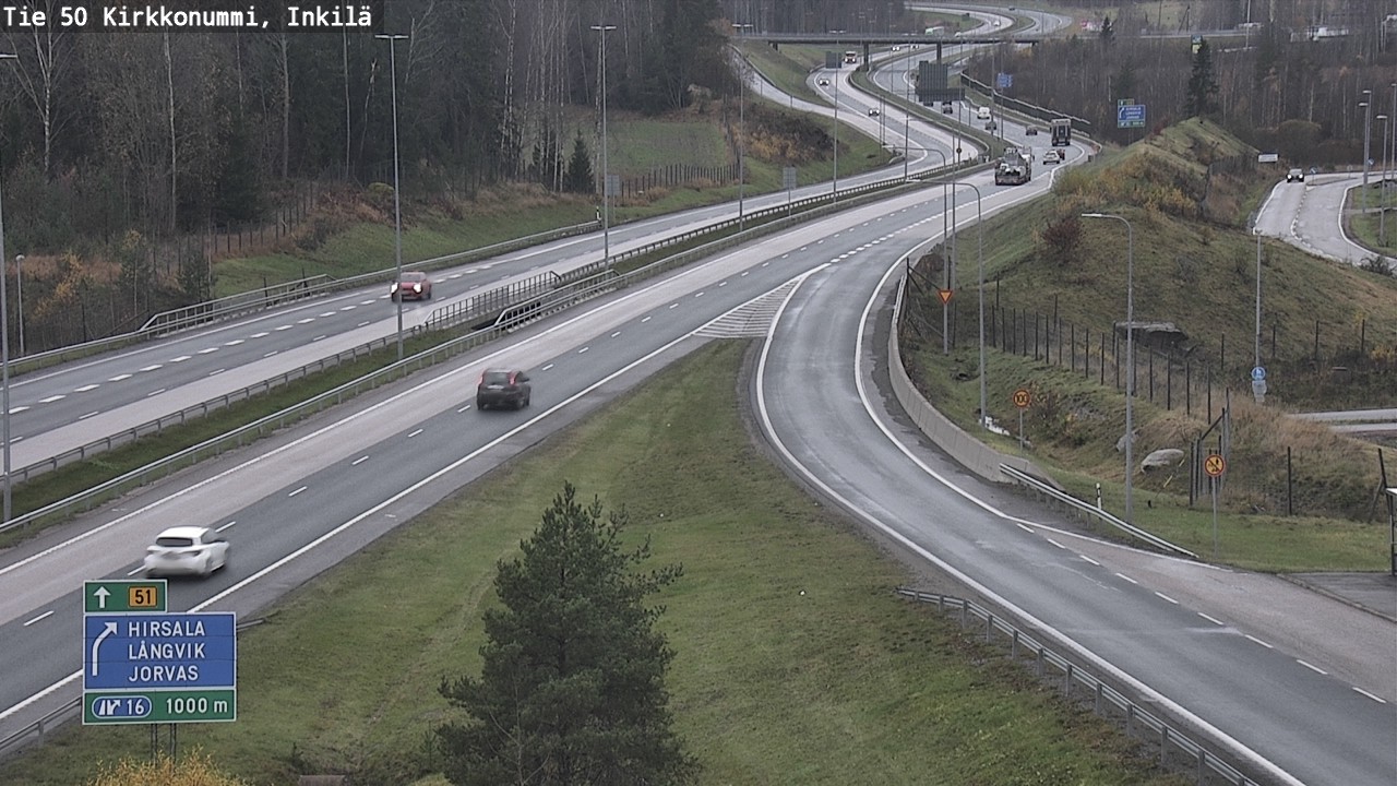 Kelikamerat Kuva Tie 50 Kirkkonummi, Inkilä, Kirkkonummi, Uusimaa