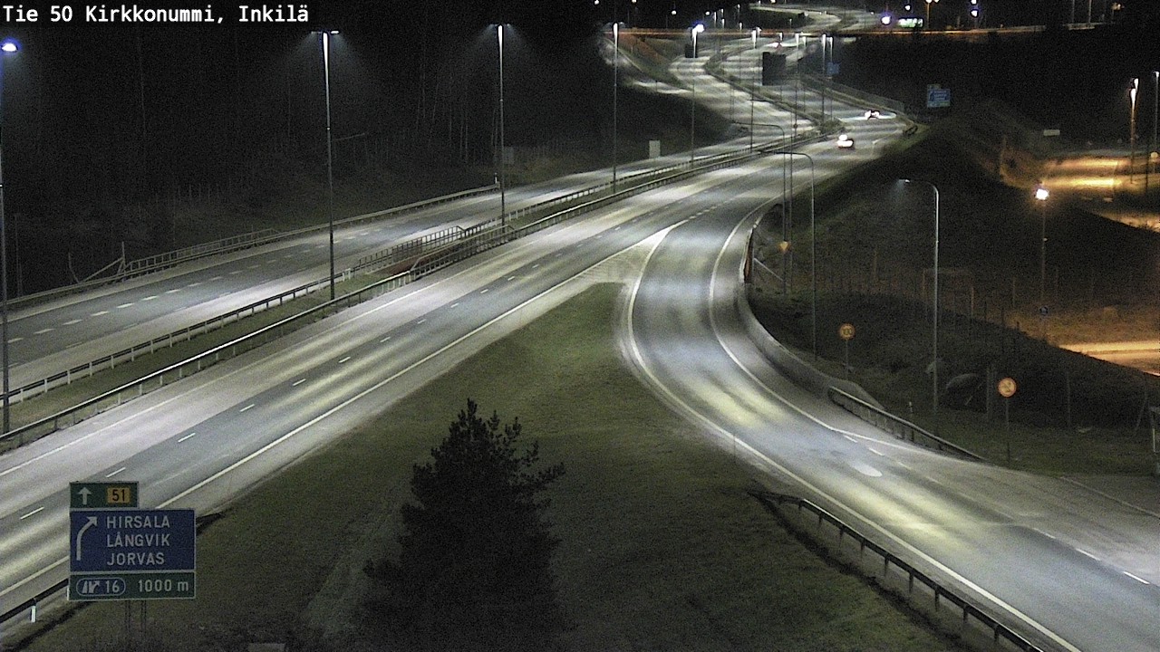 Weather Camera Image Road 50 Kirkkonummi, Inkilä, Kirkkonummi, Uusimaa