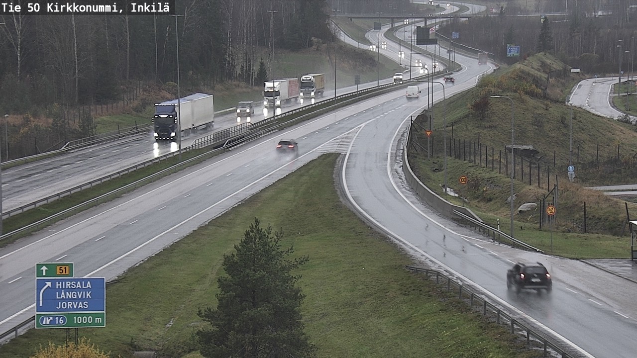 Kelikamerat Kuva Tie 50 Kirkkonummi, Inkilä, Kirkkonummi, Uusimaa