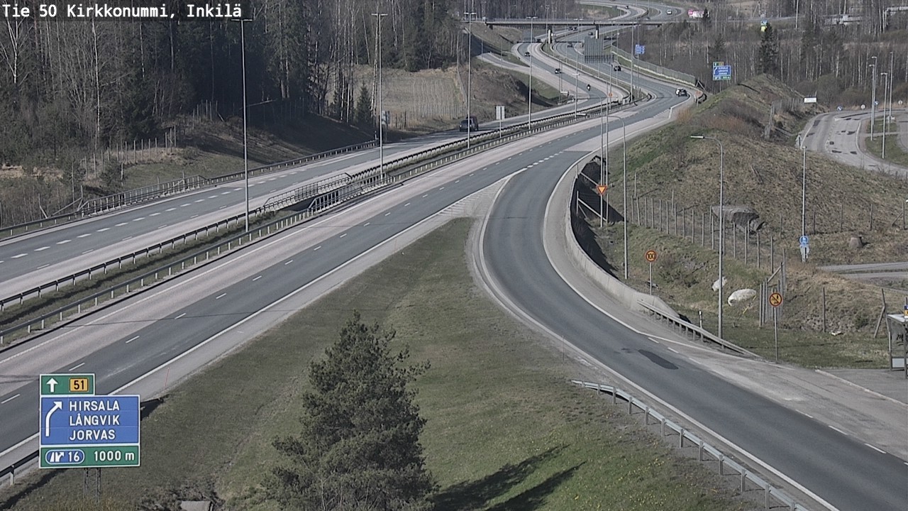 Kelikamerat Kuva Tie 50 Kirkkonummi, Inkilä, Kirkkonummi, Uusimaa