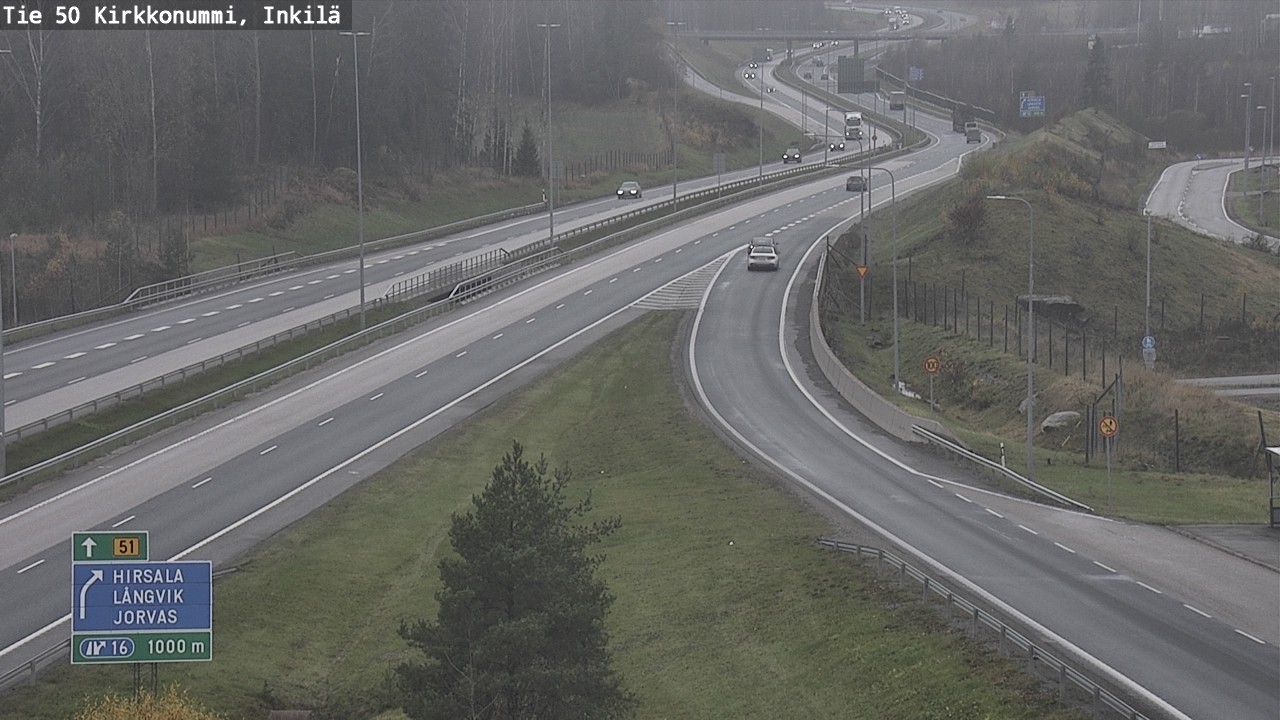 Kelikamerat Kuva Tie 50 Kirkkonummi, Inkilä, Kirkkonummi, Uusimaa