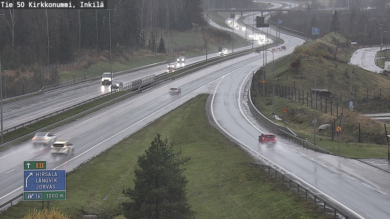 Kelikamerat Kuva Tie 50 Kirkkonummi, Inkilä, Kirkkonummi, Uusimaa