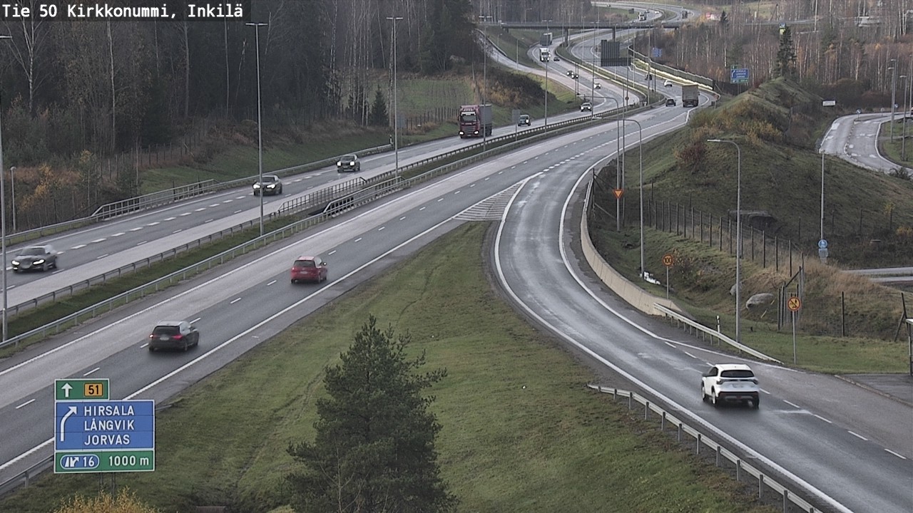 Kelikamerat Kuva Tie 50 Kirkkonummi, Inkilä, Kirkkonummi, Uusimaa