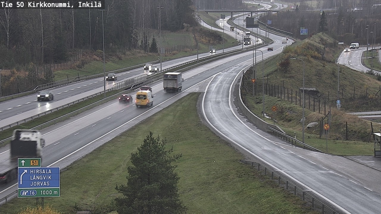 Kelikamerat Kuva Tie 50 Kirkkonummi, Inkilä, Kirkkonummi, Uusimaa