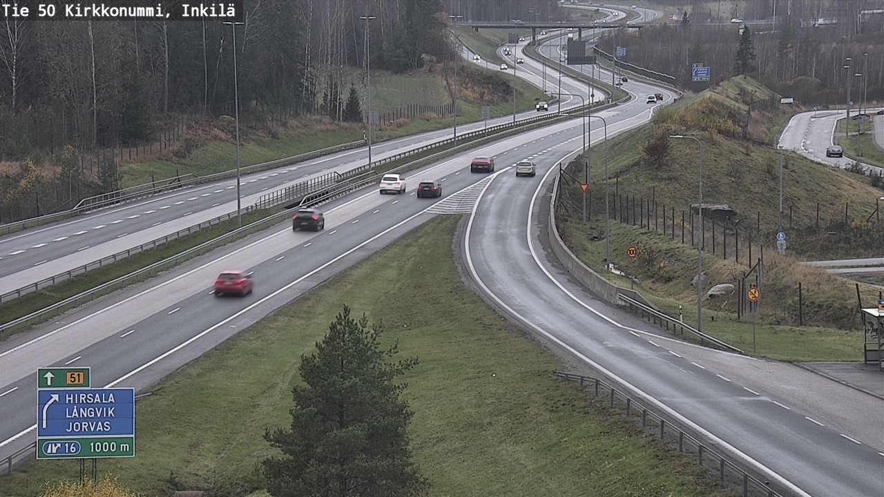 Kelikamerat Kuva Tie 50 Kirkkonummi, Inkilä, Kirkkonummi, Uusimaa