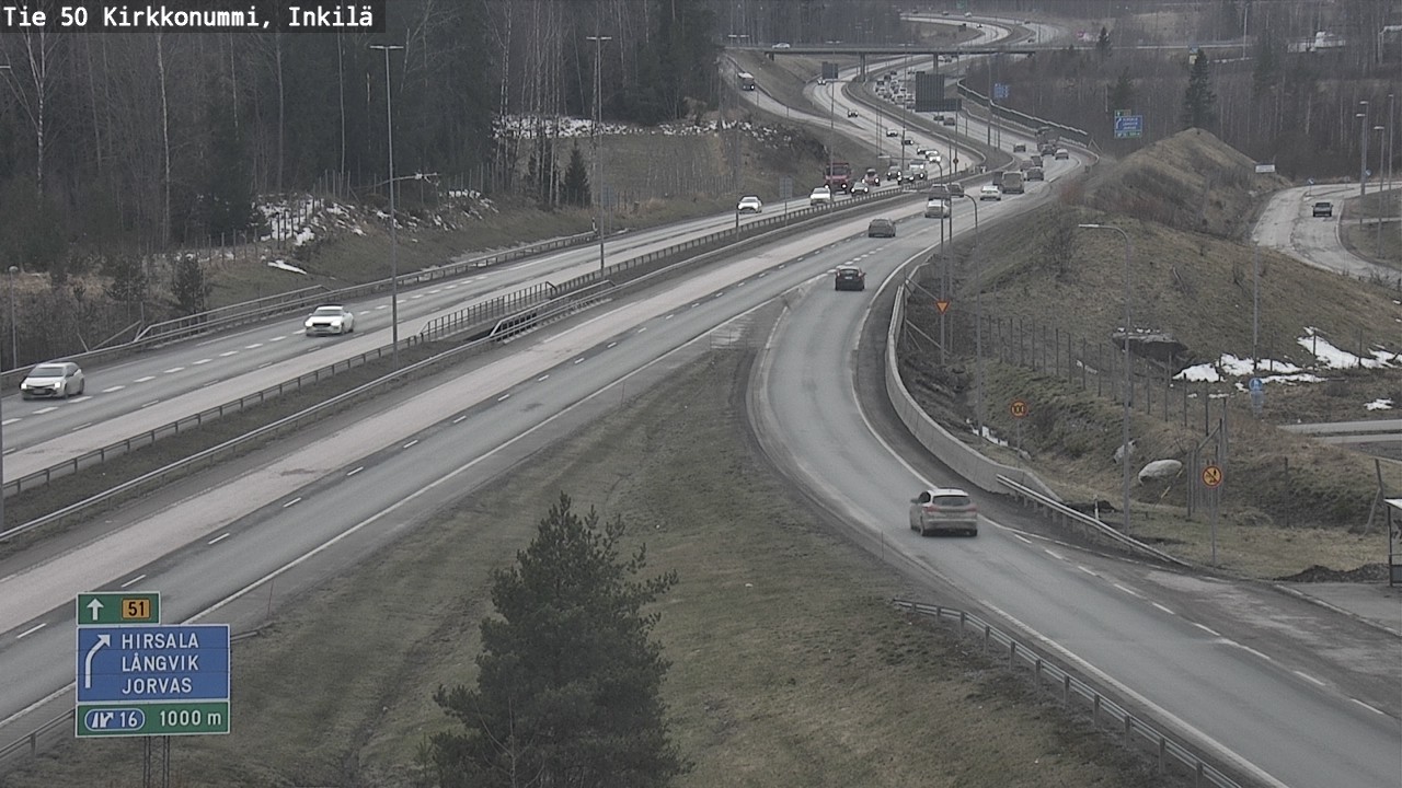 Kelikamerat Kuva Tie 50 Kirkkonummi, Inkilä, Kirkkonummi, Uusimaa