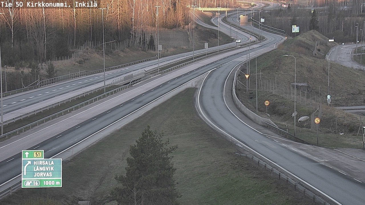 Kelikamerat Kuva Tie 50 Kirkkonummi, Inkilä, Kirkkonummi, Uusimaa