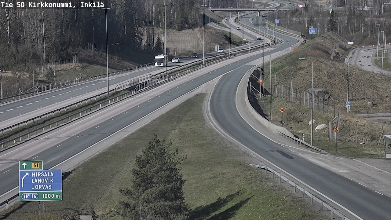 Kelikamerat Kuva Tie 50 Kirkkonummi, Inkilä, Kirkkonummi, Uusimaa