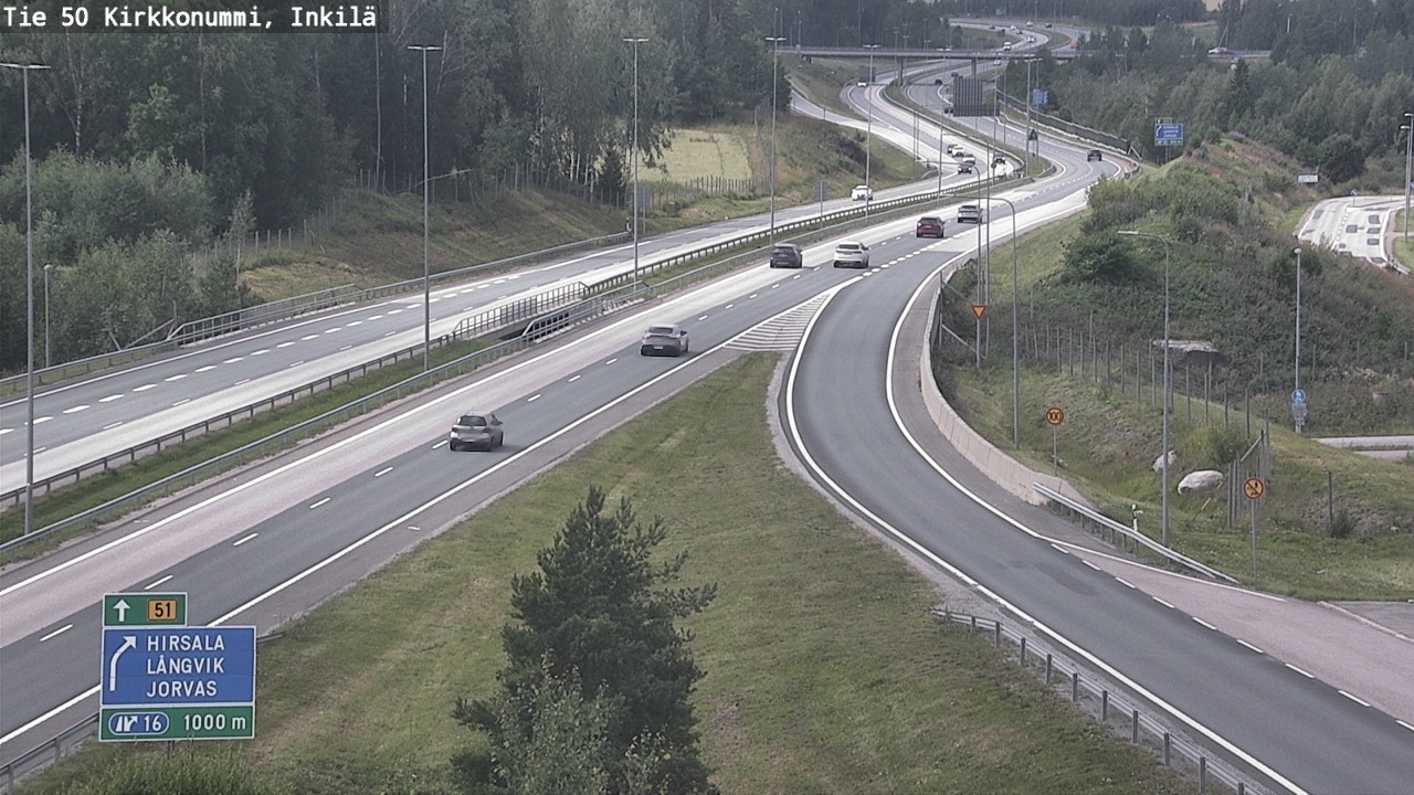 Kelikamerat Kuva Tie 50 Kirkkonummi, Inkilä, Kirkkonummi, Uusimaa