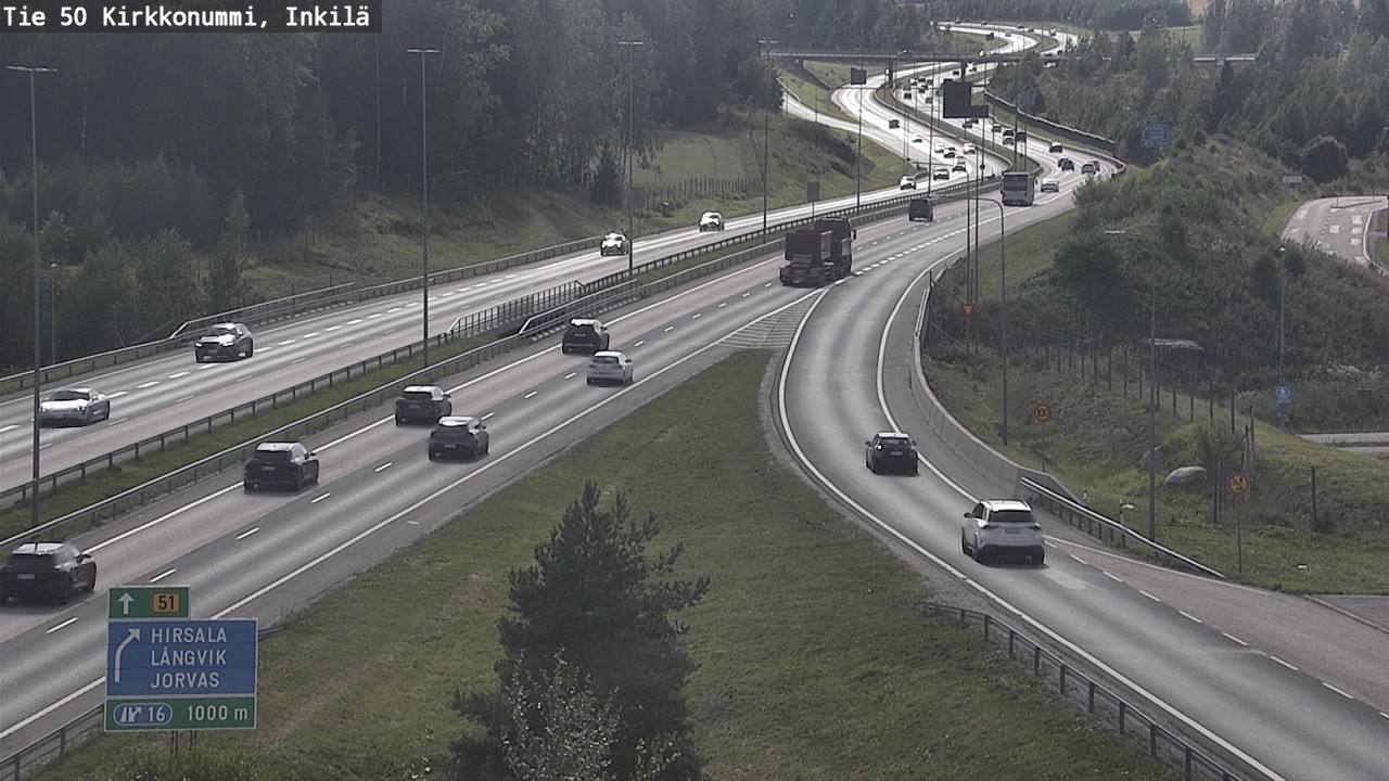 Kelikamerat Kuva Tie 50 Kirkkonummi, Inkilä, Kirkkonummi, Uusimaa