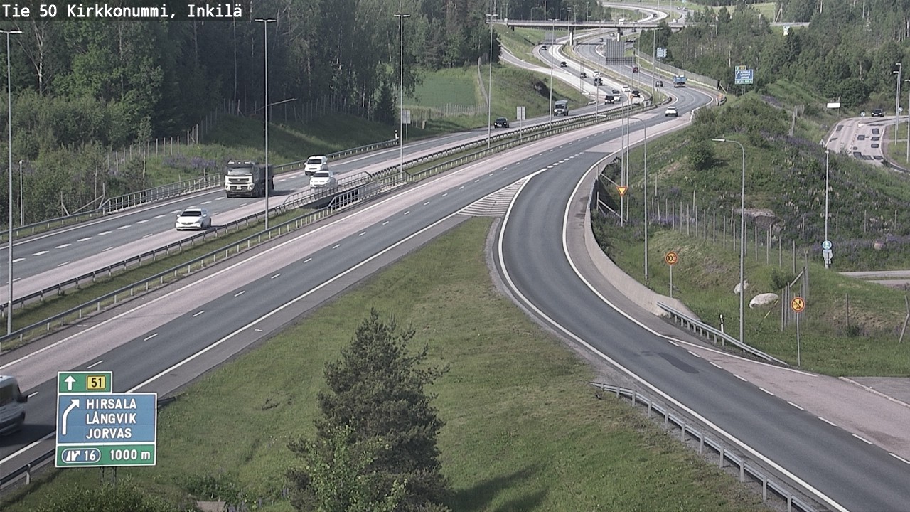 Kelikamerat Kuva Tie 50 Kirkkonummi, Inkilä, Kirkkonummi, Uusimaa