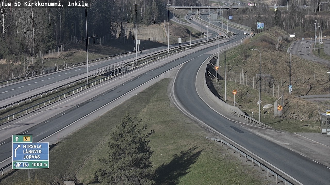 Kelikamerat Kuva Tie 50 Kirkkonummi, Inkilä, Kirkkonummi, Uusimaa