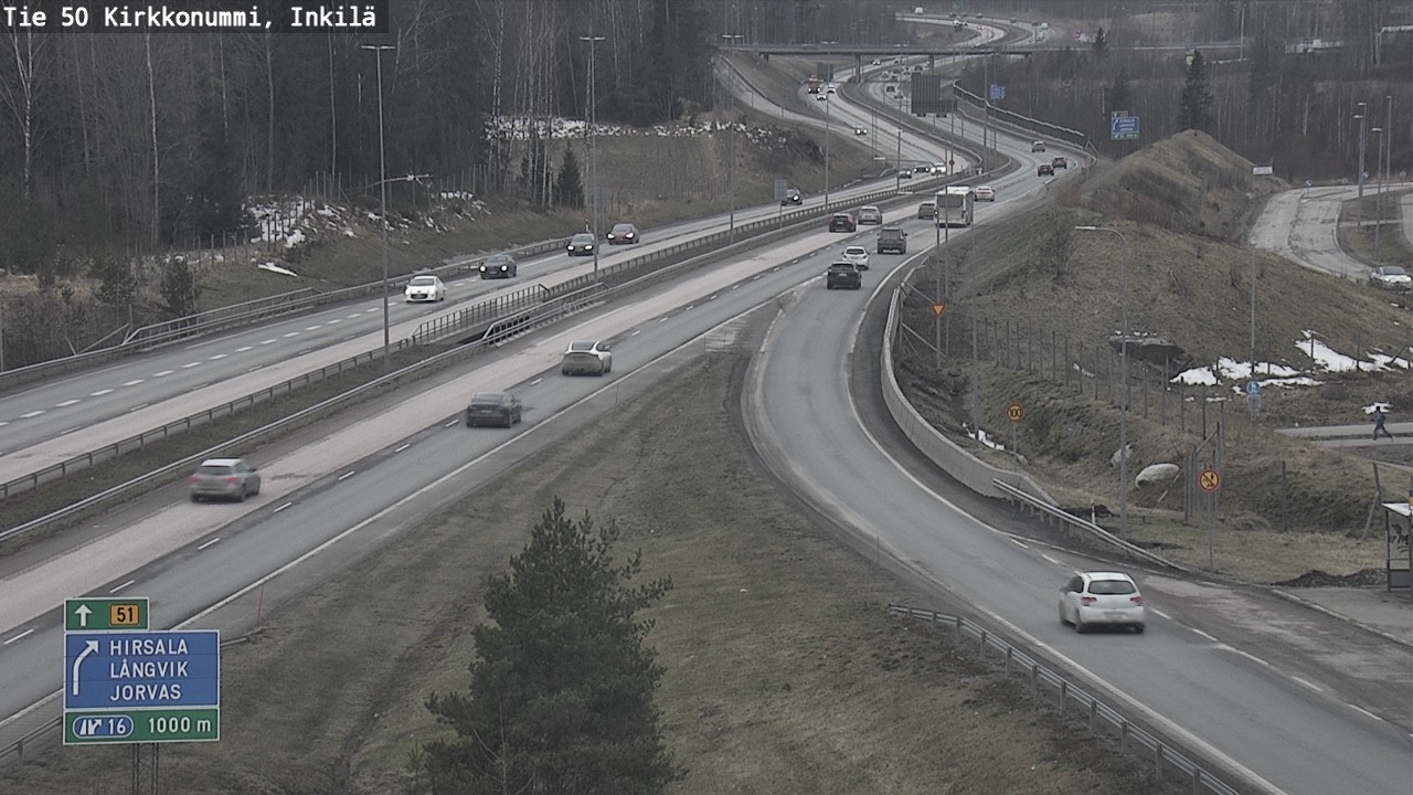 Kelikamerat Kuva Tie 50 Kirkkonummi, Inkilä, Kirkkonummi, Uusimaa