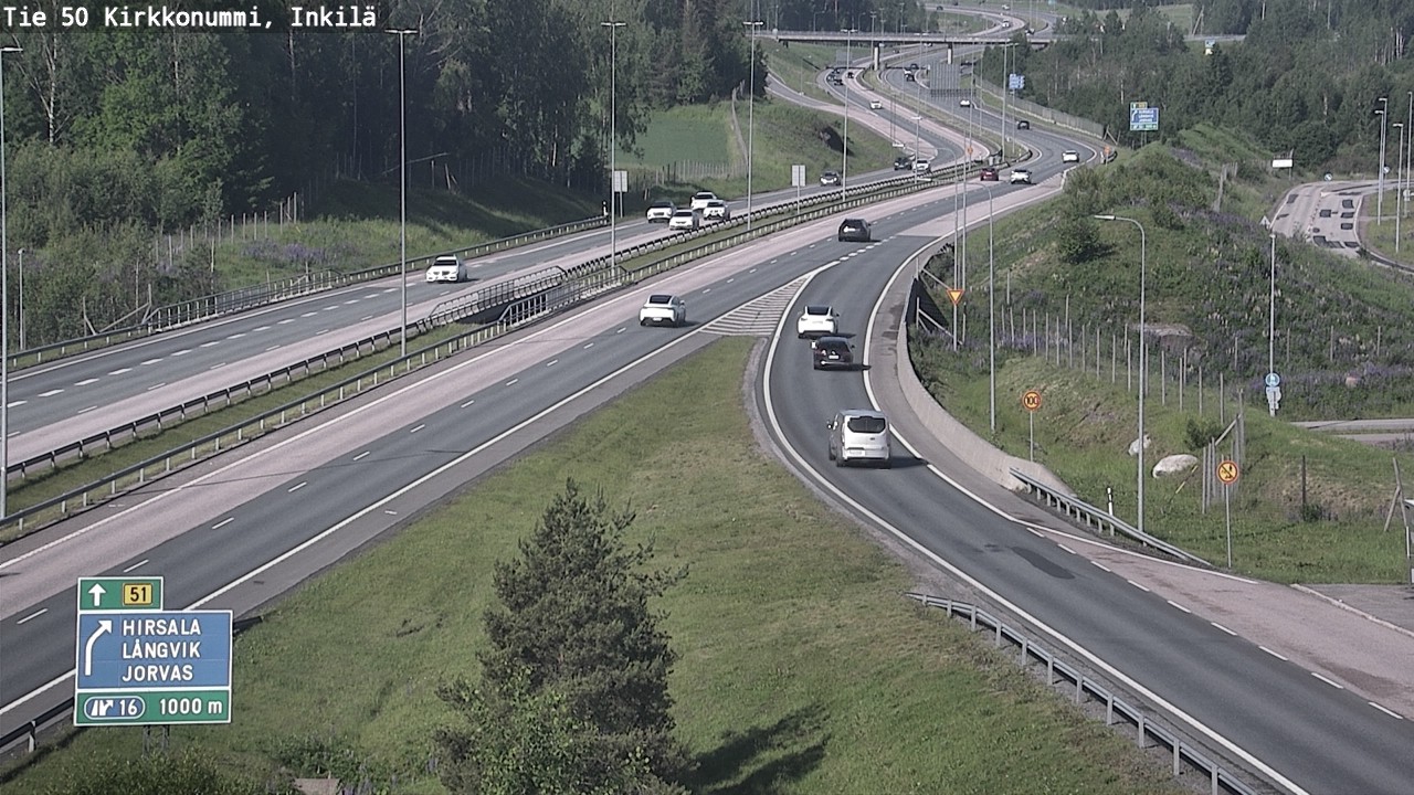 Kelikamerat Kuva Tie 50 Kirkkonummi, Inkilä, Kirkkonummi, Uusimaa