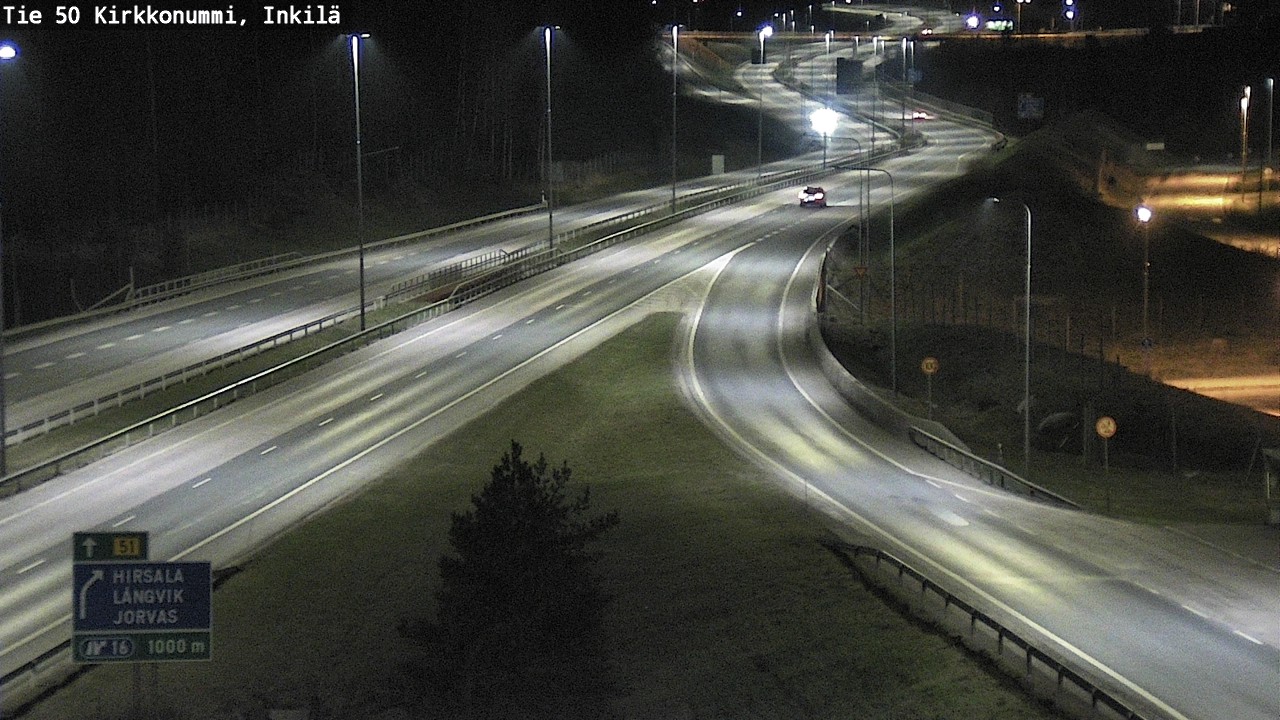 Weather Camera Image Road 50 Kirkkonummi, Inkilä, Kirkkonummi, Uusimaa