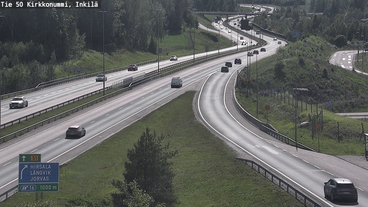 Kelikamerat Kuva Tie 50 Kirkkonummi, Inkilä, Kirkkonummi, Uusimaa