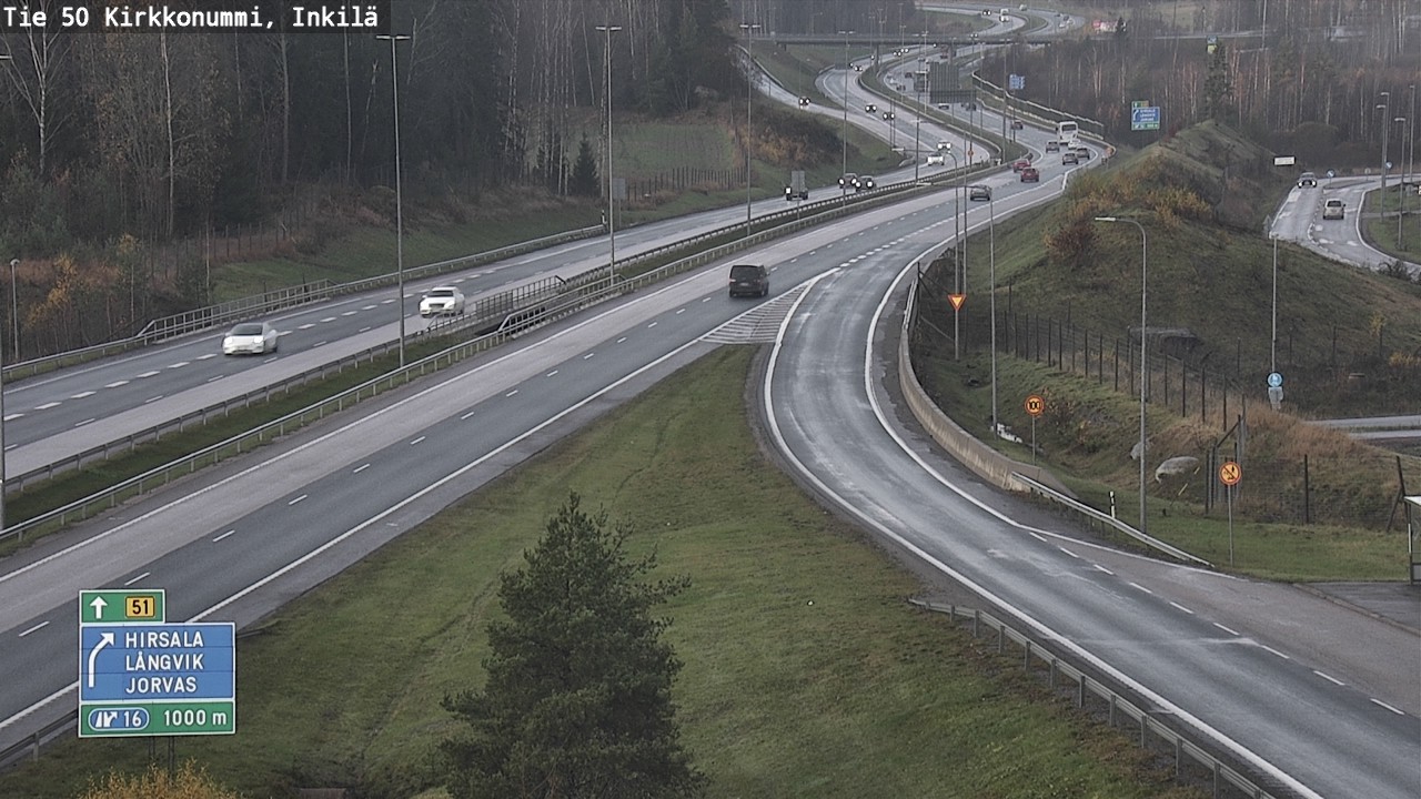 Kelikamerat Kuva Tie 50 Kirkkonummi, Inkilä, Kirkkonummi, Uusimaa