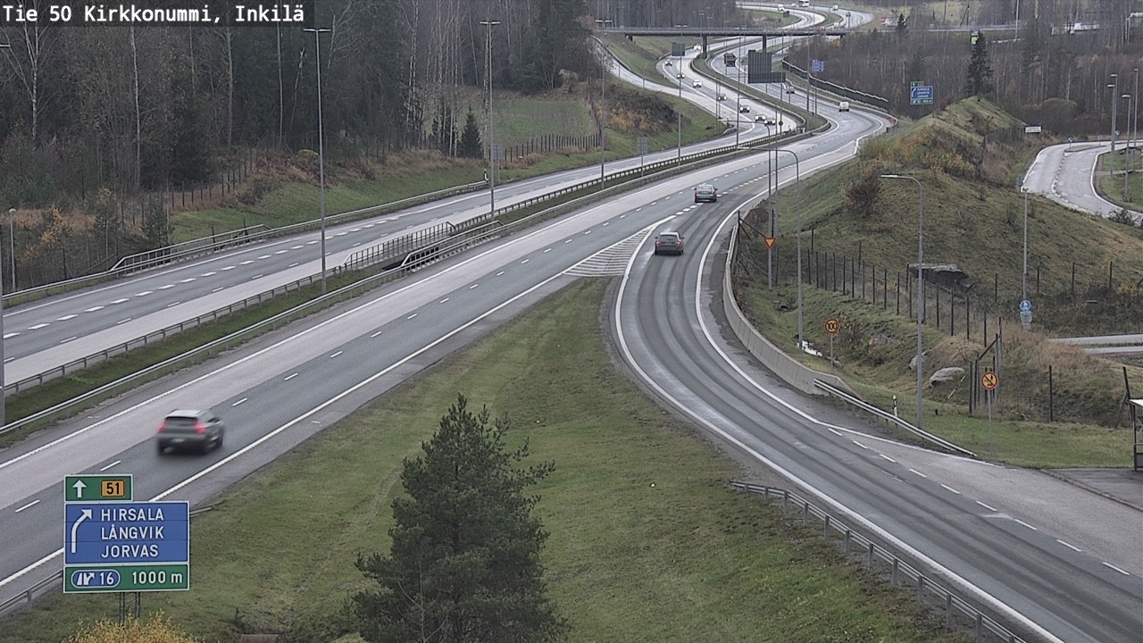 Kelikamerat Kuva Tie 50 Kirkkonummi, Inkilä, Kirkkonummi, Uusimaa