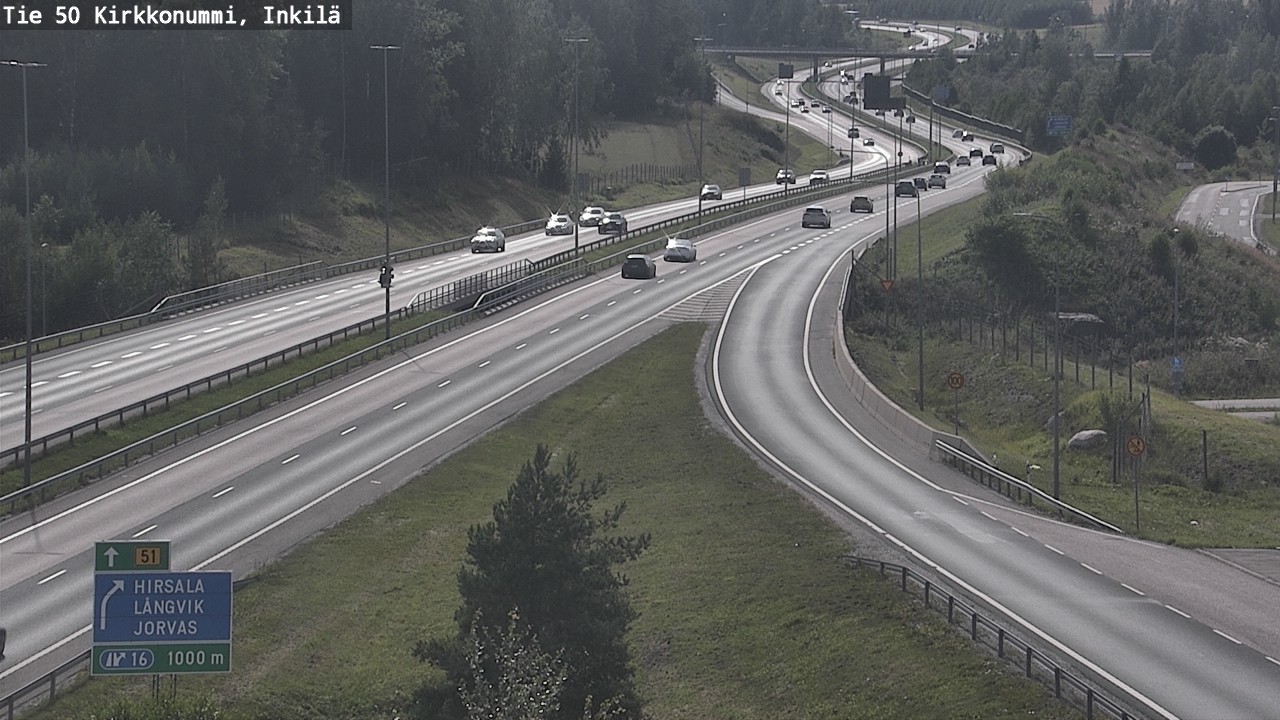 Kelikamerat Kuva Tie 50 Kirkkonummi, Inkilä, Kirkkonummi, Uusimaa