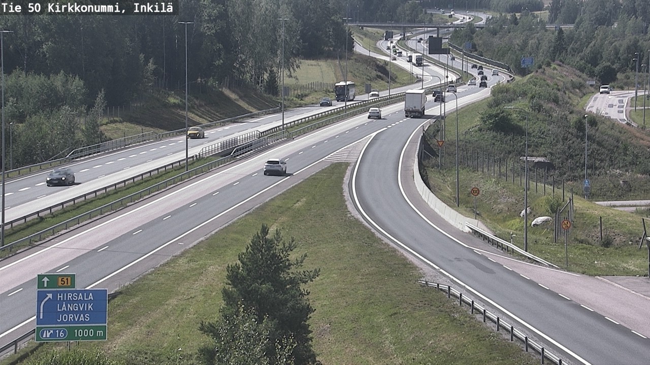 Kelikamerat Kuva Tie 50 Kirkkonummi, Inkilä, Kirkkonummi, Uusimaa