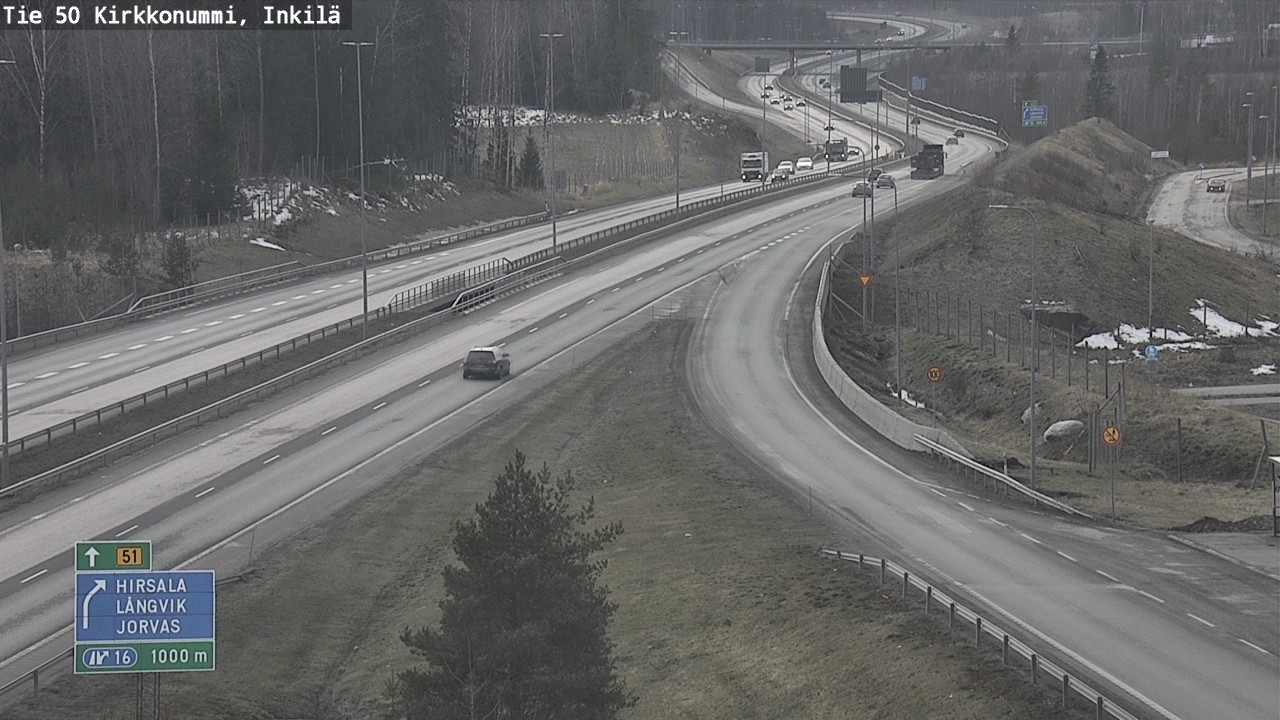 Kelikamerat Kuva Tie 50 Kirkkonummi, Inkilä, Kirkkonummi, Uusimaa